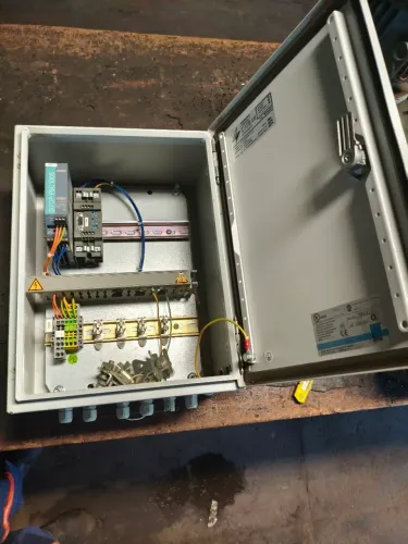 Painel elétrico + fonte Siemens Sitop PSU 100S