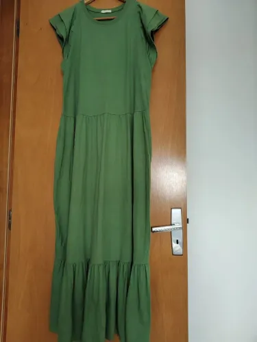 Vestido longo verde