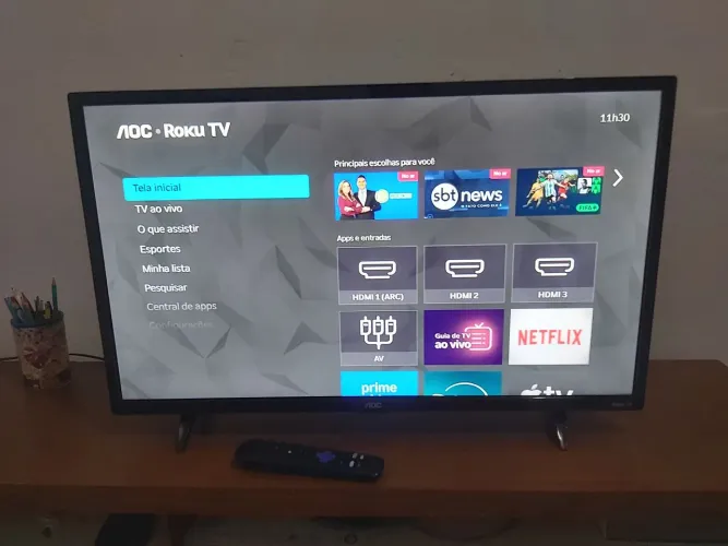 VENDO OU TROCO TV AOC SMART.