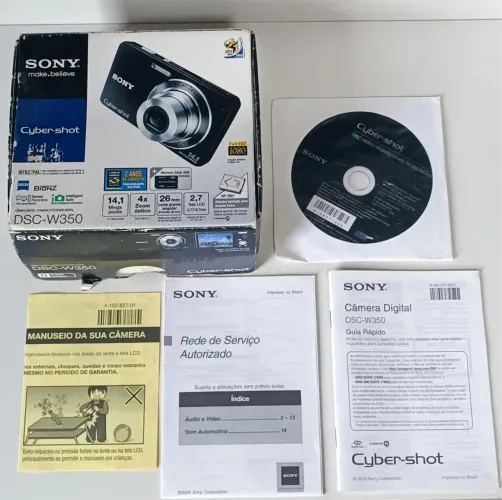 Sony Cyber-Shot DSC-W350 14.1MP - Como Nova, Pouquíssimo Uso