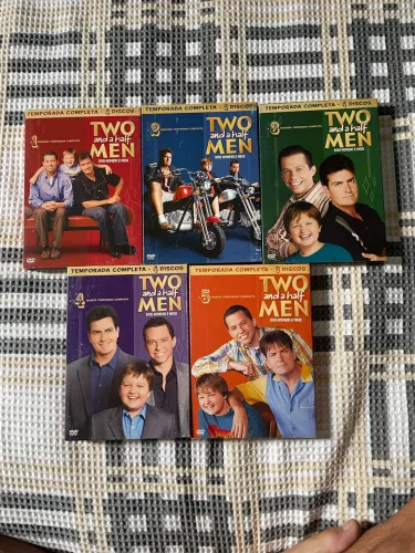 Box DVD?s - Dois Homens e Meio - Temporadas Completas 1, 2, 3, 4 e 5
