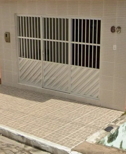 Portão Alumínio Prata