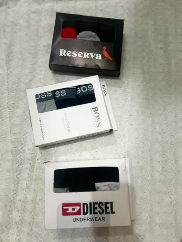 kit de cuecas diesel,boos e reserva