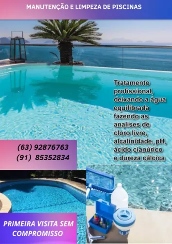 Limpeza e manutençao de Piscinas - Piscineiro