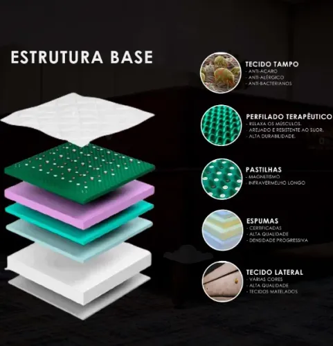 Cama Evolution Automassagem - Nipponflex 