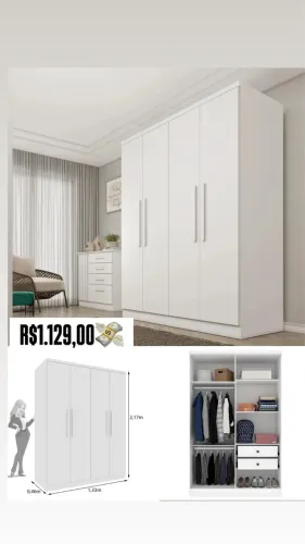 Guarda Roupa Solteiro D272