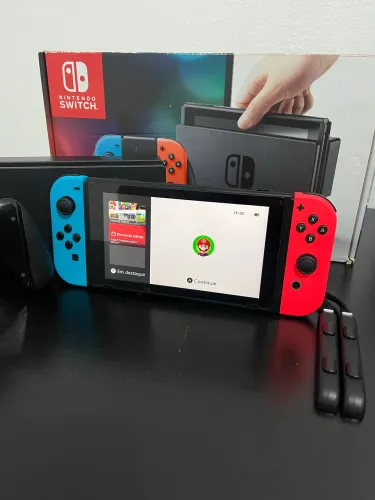 Nintendo Switch 128GB + Caixa Completo - 90 Dias Garantia
