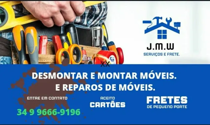 Montador de Móveis e Pequenos Fretes Uberlândia 