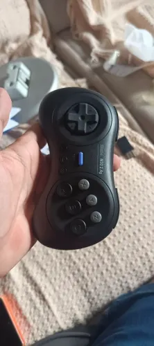Controle mega Drive sem fio para pc, Switch e outros 8bit novo nunca usado