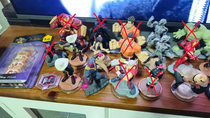 Figuras interativas Disney Infinity 1.0 2.0 3.0 Playstation 4 Xbox Nintendo