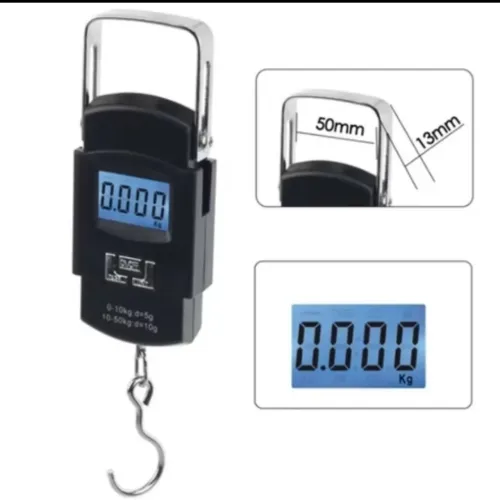 Balança Digital Portátil com Gancho 50kg