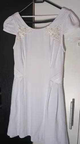 Vestido branco crisma/batizado.