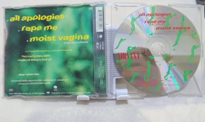 Cd - Nirvana  all apologias. Rape me