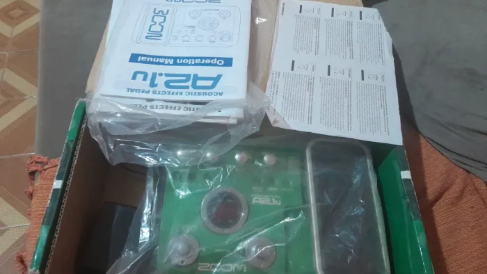 Pedaleira Zoom a2,u1 acoustic effects pedal