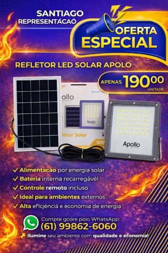 Refletor Led 100w solar