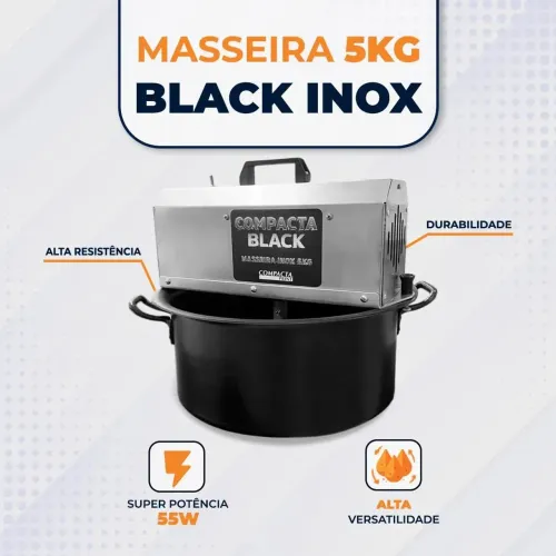 Masseira inox 5kg