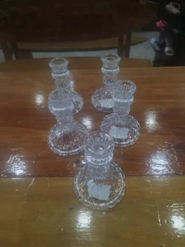 CASTIÇAL DE VIDRO 