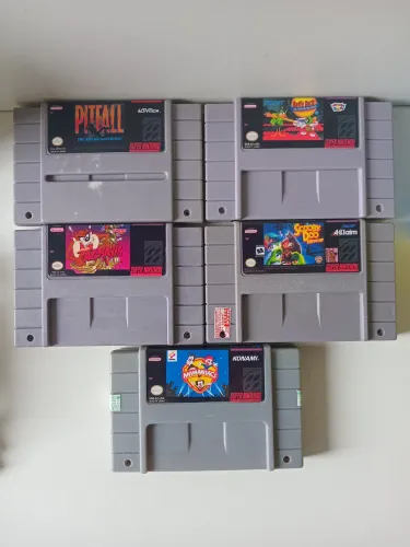 01 jogo para Super Nintendo (Ação/Aventura/Luta/Diversos)