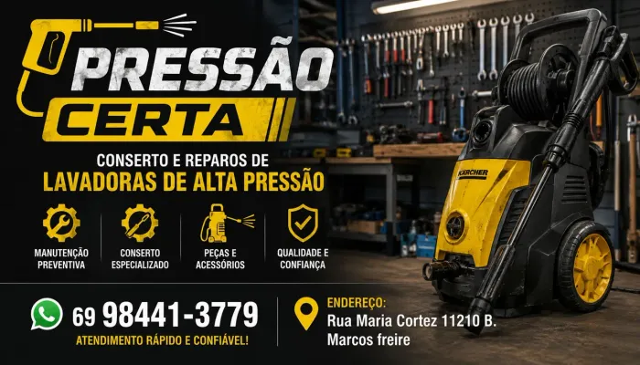 Consertos em lavadoras de alta pressão 