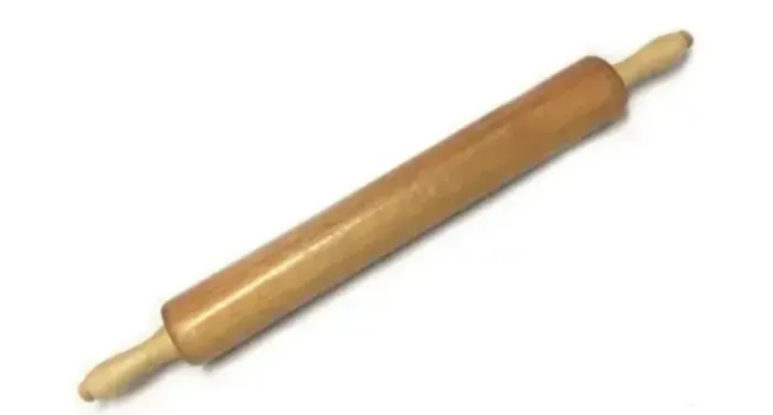 Rolo de Massa Móvel Madeira EDAL 50cm | Profissional | 70cm Total