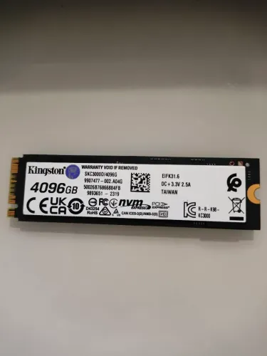 HD SSD Kingston NVme M2 4TB