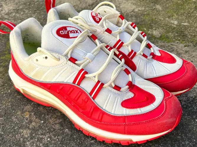 Nike air max 98 university red 44