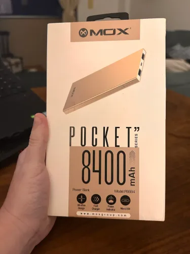 Power Bank MOX Pocket Series 8400mAh - NOVO, NUNCA USADO