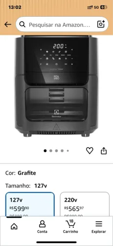 AIR FRYER RITA LOBO EAF85 AMAZON