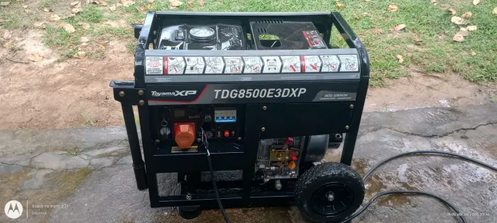 Vendo ou troco Gerador Toyama TDG8500E3DXP diesel 