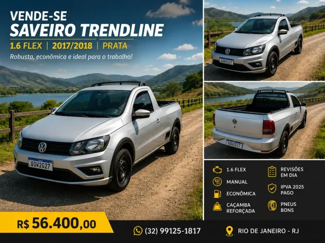 Volkswagen Saveiro Trendline 1.6 T.flex 8V 2019