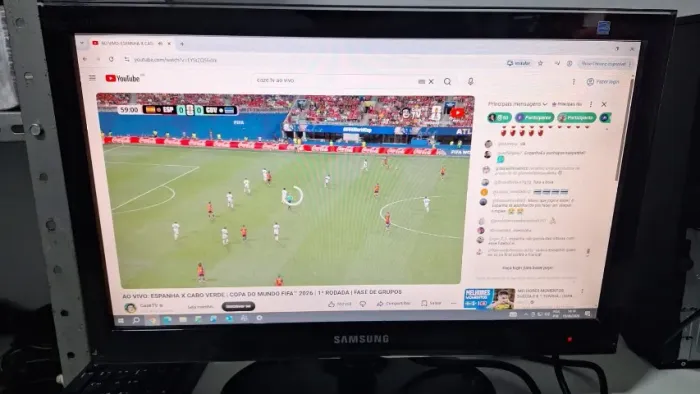 Monitor Samsung 20" - Funcionando - Uso Corporativo