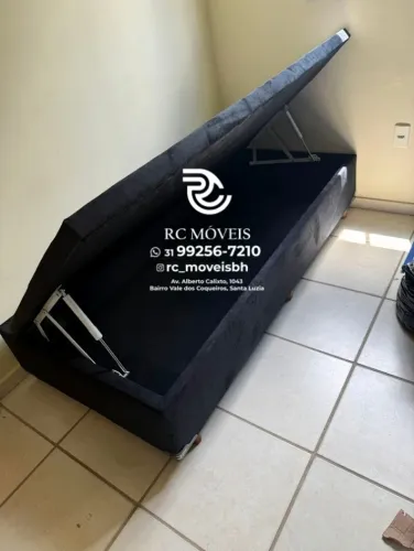 Cama box Baú Tamanho individual 88x1.88 Blindado com Pistão a Gás | Qualidade Garantida