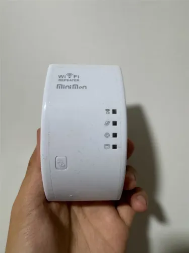 epetidor de Sinal Wi-Fi MiniMen - Amplia o Alcance da Internet