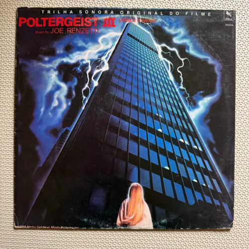 Trilha Poltergeist III LP Vinil 1988, mídia perfeita