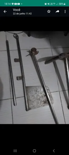 âncora, hélice e leme de inox para barco