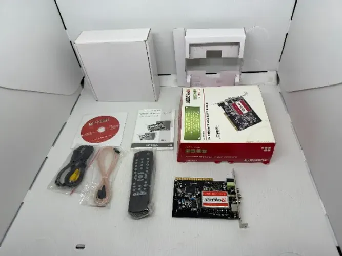 Placa Sintonizar PCI TV Rádio FM Encore Na caixa completo