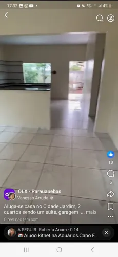 Aluga-se casa no Cidade Jardim 