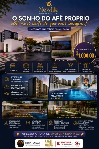     Saia do aluguel! Apartamento na Planta com Entrada a partir de R$1.000