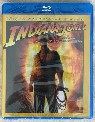 BLU-RAY INDIANA JONES E O REINO DA CAVEIRA DE CRISTAL (ORIGINAL E LACRADO)