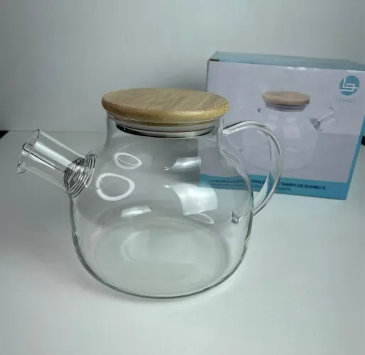 Chaleira de vidro cristal NOVAS