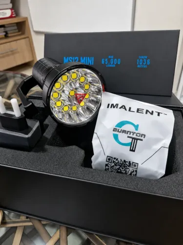 Lanterna Imalent MS12 65.000 Lumens Original Lacrada | Pronta Entrega Brasil