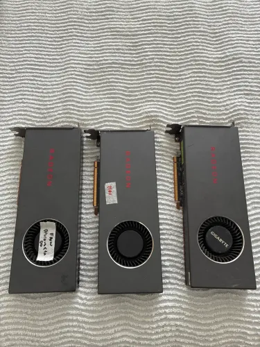 3 AMD RX 5700 com defeito - na caixa