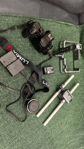 Câmera Gh4 + lente + acessórios