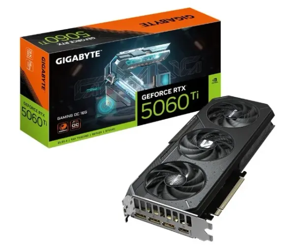 Placa de Vídeo RTX 5060 Ti GAMING OC 16G Gigabyte NVIDIA GeForce, 16GB GDDR7