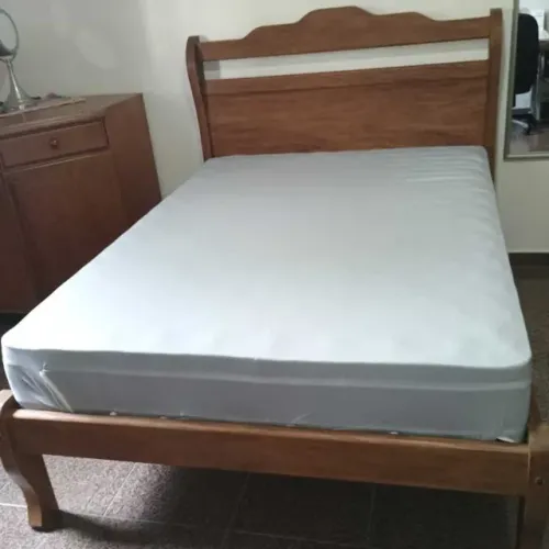 Cama Peroba Rosa Verniz Imbuia 