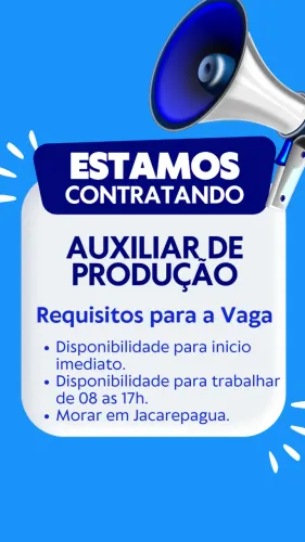 Auxiliar Produção JPA