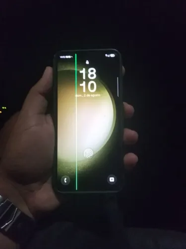 Samsung s23 256GB 8GB de ram verde e com linha verde