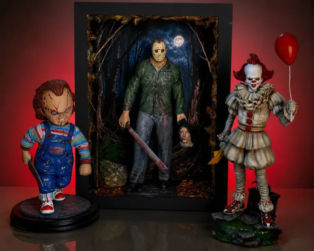 Colecionáveis de Terror 3D - Pronta Entrega | Promoção
