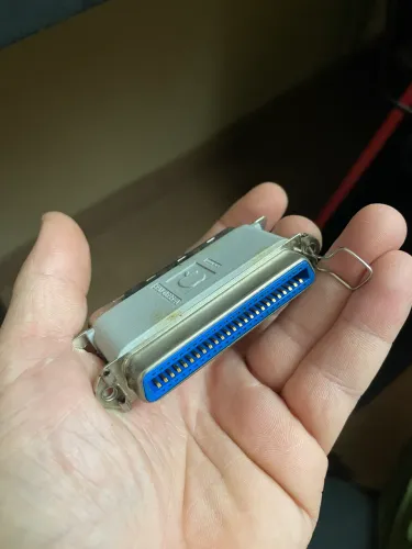 Adaptador SCSI Apple Vintage 590-0695-A (DB25 para Centronics 50)