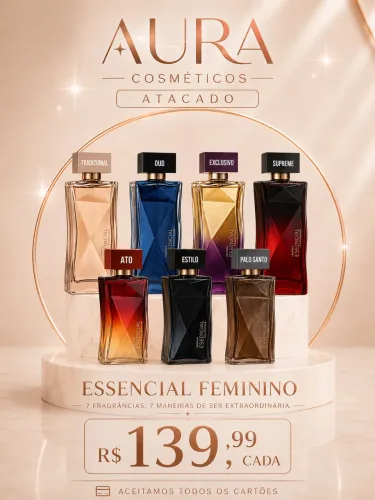 Perfume essencial feminino